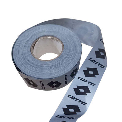 Cinta de Grey Silver Green Reflective Elastic para los chalecos Sewable hola Vis Polyester Stripe de la ropa