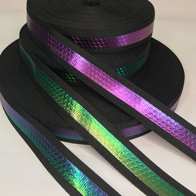 Correas hechas punto silla colorida de nylon del algodón de la correa de las correas del arco iris