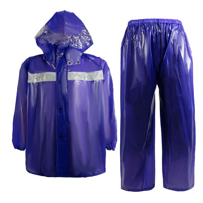 El color sólido hola Vis Rain Gear fluorescente de la lluvia de las mujeres reflexivas de encargo de la chaqueta