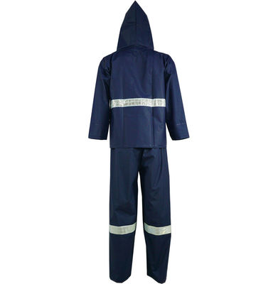 Chaqueta reflexiva de la lluvia de los hombres ligeros de las mujeres con el ciclo de Hood Motorcycle Outdoor Riding Split