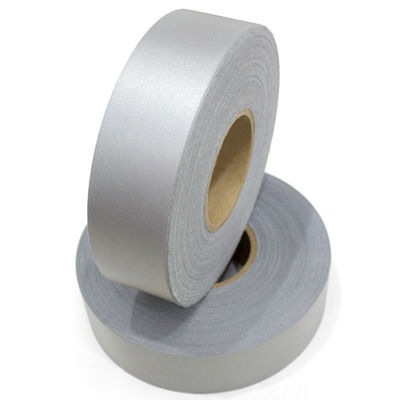 EN20471 ANSI107 Cinta de seguridad de alta visibilidad de alta visibilidad Plata Tejidos reflectantes para ropa