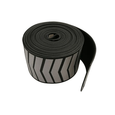 Como raya reflexiva de las correas de  la seguridad viste 1 1 4 Grey Nylon Webbing Material verde