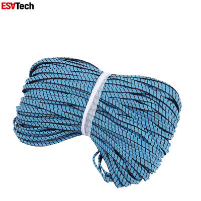 plata refleja ligera de la cinta de 20m m 10m m Grey Polyester Reflective Bias Binding alta
