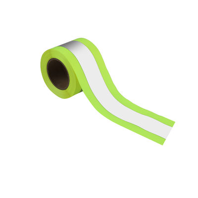 Chaleco de funcionamiento de 40M M que completa un ciclo las correas reflexivas para la naranja verde tejida de nylon de los corredores
