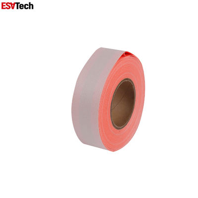 Cintas reflectoras retardantes de llama de color naranja plateado 5 cm / 7,5 cm de ancho para el uso de seguridad