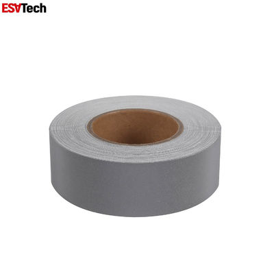 9910 Tejido de lavado industrial de plata 100%Tejido de poliéster para ropa de seguridad