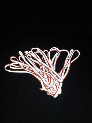 El tubo reflexivo para el ajuste elástico de la trenza de la tira de la tela del ribete de la mochila cose en 21 Yds 20meters