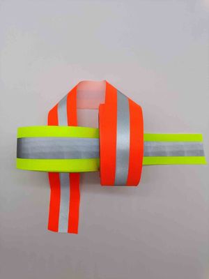 tiras de costura de 1 de 2 pulgadas del poliéster de la tela de nylon de las correas correa de la cinta para el gris anaranjado de la venda