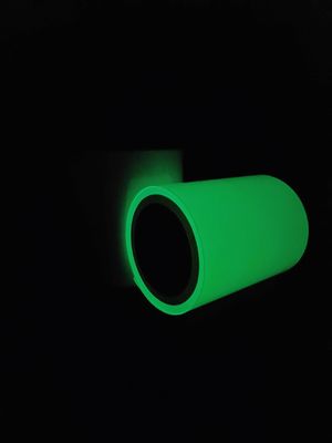 Resplandor de neón en la película luminescente verde de acrílico del vinilo oscuro de la transferencia de calor imprimible su oscuridad
