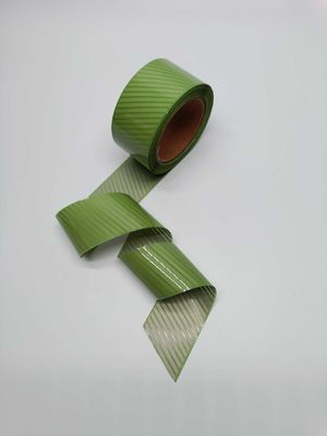 la cinta reflexiva de  Cricut Heat Transfer para la plata fluorescente del verde lima de la ropa de las tiras dividió en segmentos