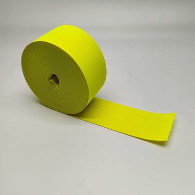 Logotipo de moda personalizado Elastico amarillo Oxford Reflector de la telaraña para la bolsa de vestir Falda Cinturón Sombrero