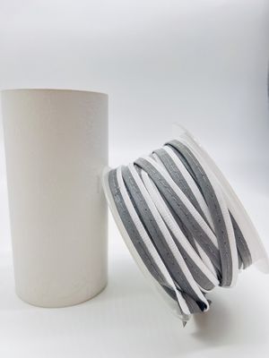 1 - 2cm de plata reflejando tubos que añaden visibilidad y características de seguridad a las prendas