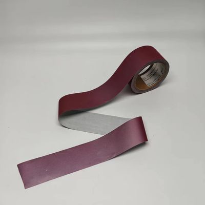 El color rojo resalta el tejido reflectante coser para ropa de moda bolsos ropa de trabajo frock