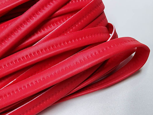 Pantallas de reflexión de ondas de ultrasonido de color rojo elástico