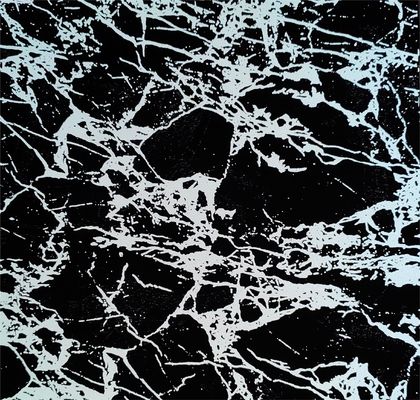 Patrón de roca de plata brillante Bala mecánica 50D (Negra)
