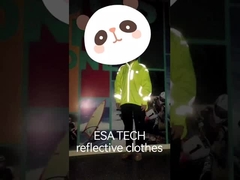 Tejido reflector de alta visibilidad azul Cosido para ropa de seguridad Bolsas ropa de trabajo Sombreros camiseta